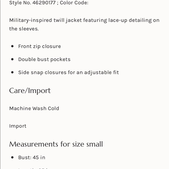 NWOT Free People Military Inspired Jacket Green - Picture 8 of 8